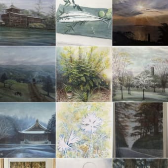 父の個展開催