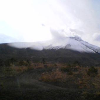 極寒の浅間山