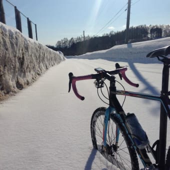 雪シクロクロス_鬼楢ダム