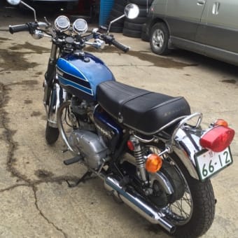 真夏の車検 650RS W3