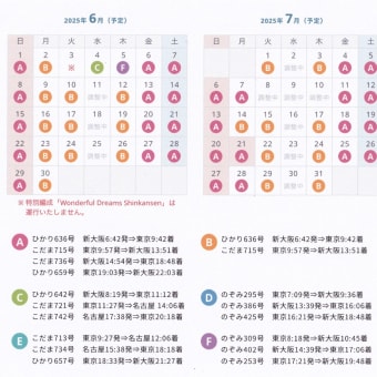 岐阜羽島駅のディズニー新幹線 ＆ ドクターイエロー