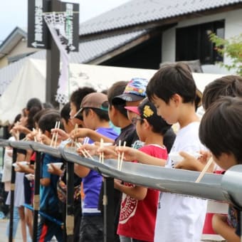 熱い一日が終わり・・・『えさし蔵まち市』