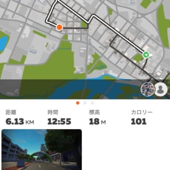 バーチャルトレーニング　ZWIFT 3回実施。