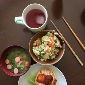 今朝の朝食