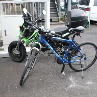 MTBにマッドガード（泥除け）装着