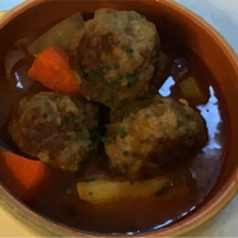 ラピュタの肉団子シチューを作りました