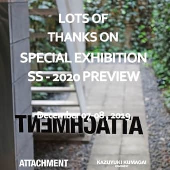 LOTS OF THANKS『SPECIAL EXHIBITION SS-2020 PREVIEW』
