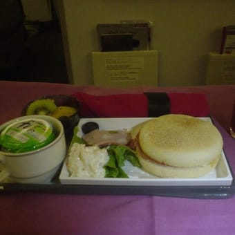 機内食　JAL　 成田　→　シドニー