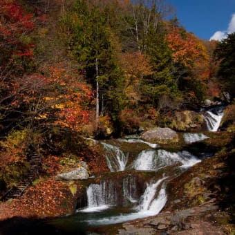 横谷渓谷の紅葉