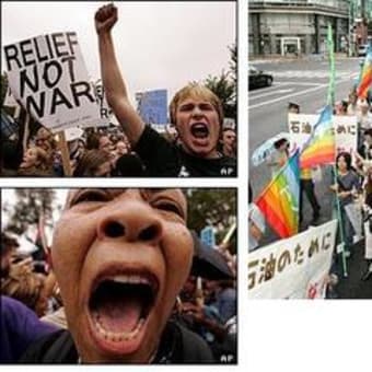 世界各地でイラク反戦集会 ワシントンでは10万人、東京は400人 (BBC 朝日新聞)