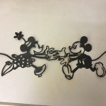ディズニーの切り絵に挑戦！