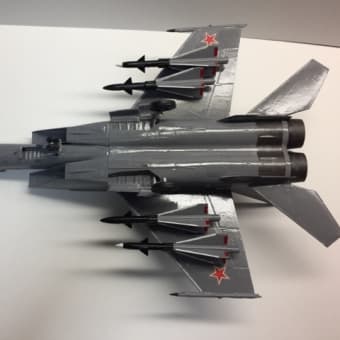 【完成】ハセガワ 1/72 D4 MiG-25P(フォックスバットA)