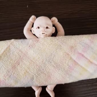 手のひらサイズの樹脂粘土赤ちゃん👶 - モコモコHouse