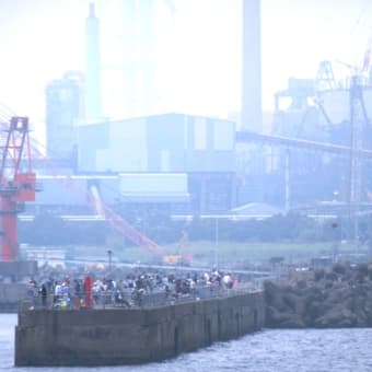 ７月１８日海の日　巡視船で鹿島港へ