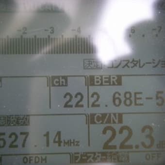 アパートの地デジ受信障害手直し