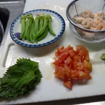 夏野菜の酢味噌