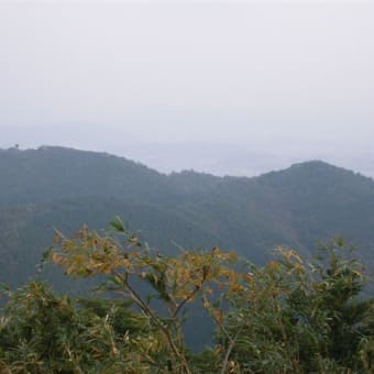 天狗山と嵩山　松江周辺の秋の山歩　2009年10月29日、30日