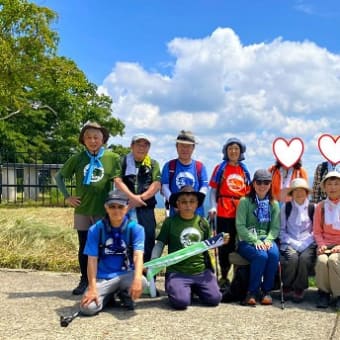 8月3日！暑い中での森山定期登山の様子