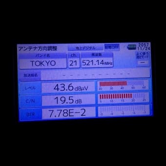フレッツを解約してアンテナ取り付け工事
