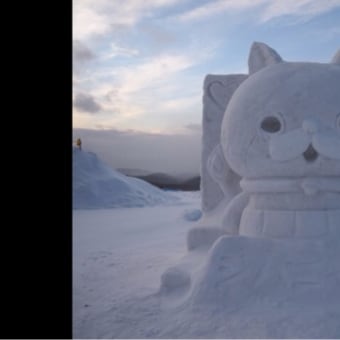 市民雪像ゆきまつりinだんパラ2日目(1)
