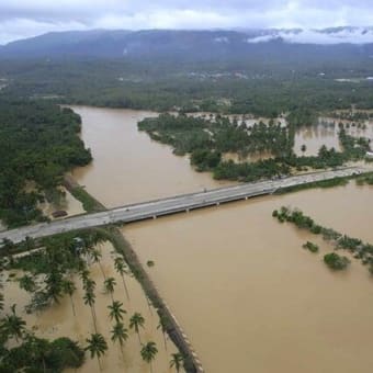 ミンダナオ島の地滑りと洪水による死者数は14人に増加