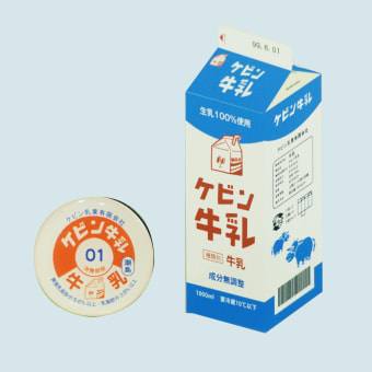 牛乳パック&牛乳瓶のフタデザインマグネットのご紹介