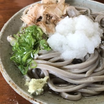 【池田町】塩だしで食べる美味しいおろしそば★「おろしそば 塩だし」（そば処　一福）