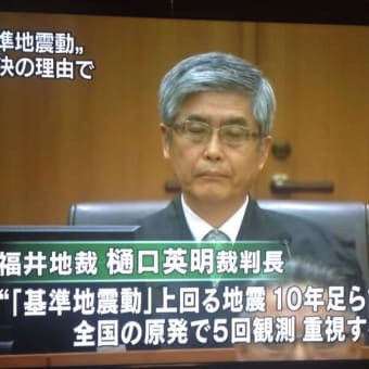 【2014年5月21日速報】大飯原発運転差止請求事件判決要旨全文を掲載します！！　　＜拡散希望＞