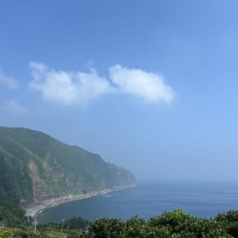 藍ケ江の海✨7月7日(月)⛅️     靄っとしてます☁️