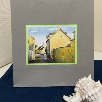 油絵　グループ展　始まりました