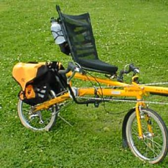 大阪の観光に三輪車