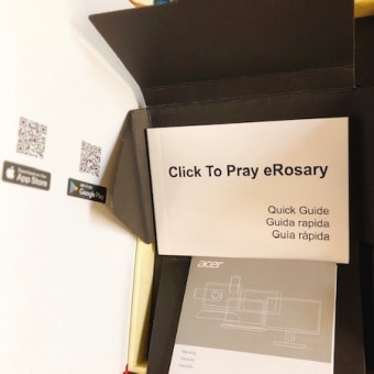 【海外通販】バチカンのロザリオガジェット『Click To Pray eRosary』届いた♪