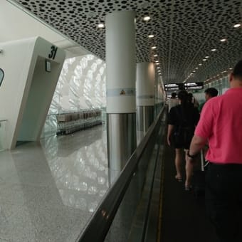 深圳空港に到着しました