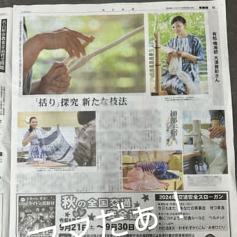 2024年8月29日毎日新聞掲載！