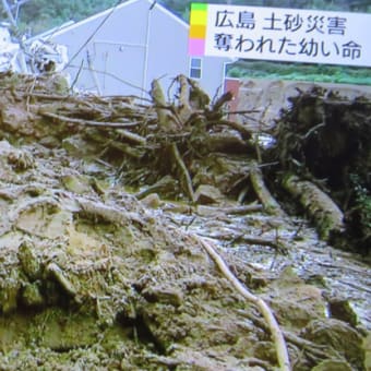 8月２７日　広島土砂災害、発災から1週間が経過
