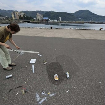 花火はあと始末が大事