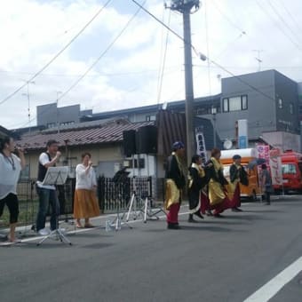 熱い一日が終わり・・・『えさし蔵まち市』