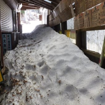 世界遺産大峯奥駆道を歩く  残雪の山上ヶ岳を歩く　2018年3月15日　　その1