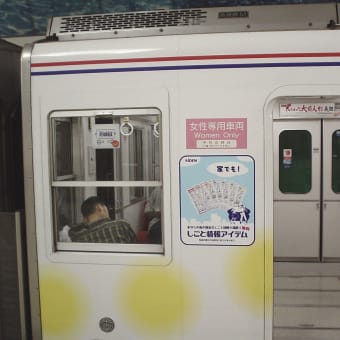 休日ならあこがれの女性専用車