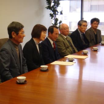 けいこ日記　３月３日（木）　和合町の住居表示要望書提出に立ち会い