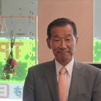 初の政見放送録画どり