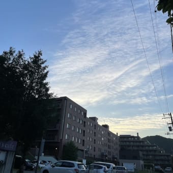 ◇　夕暮れ散歩　　今日は七夕