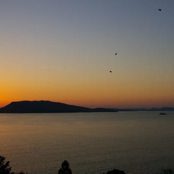 2006年最後の日没　豊島