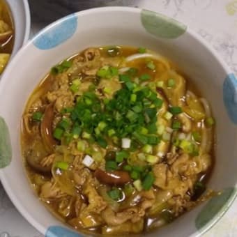 今夜のめし　　カレーうどん