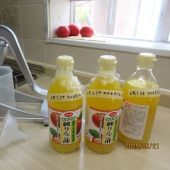 これで終わり「レモン果汁」しぼり。🍋