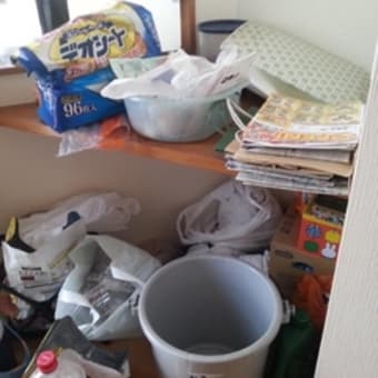 旧ゴミ置き場片付け