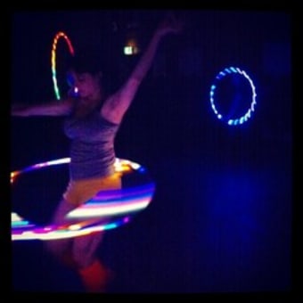 Hoop dance class♪