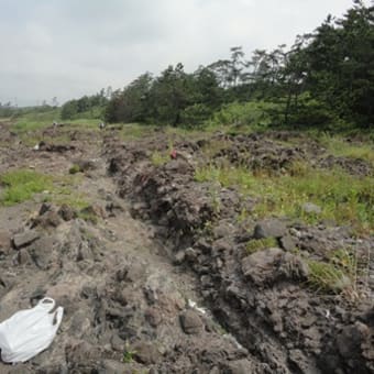 志賀原発そばの海岸断層調査
