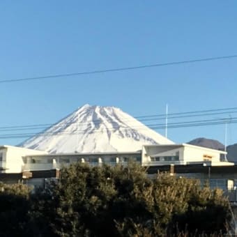今日のワンコならぬ今日の富士山