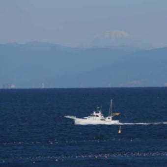 南知多町　篠島からの富士山